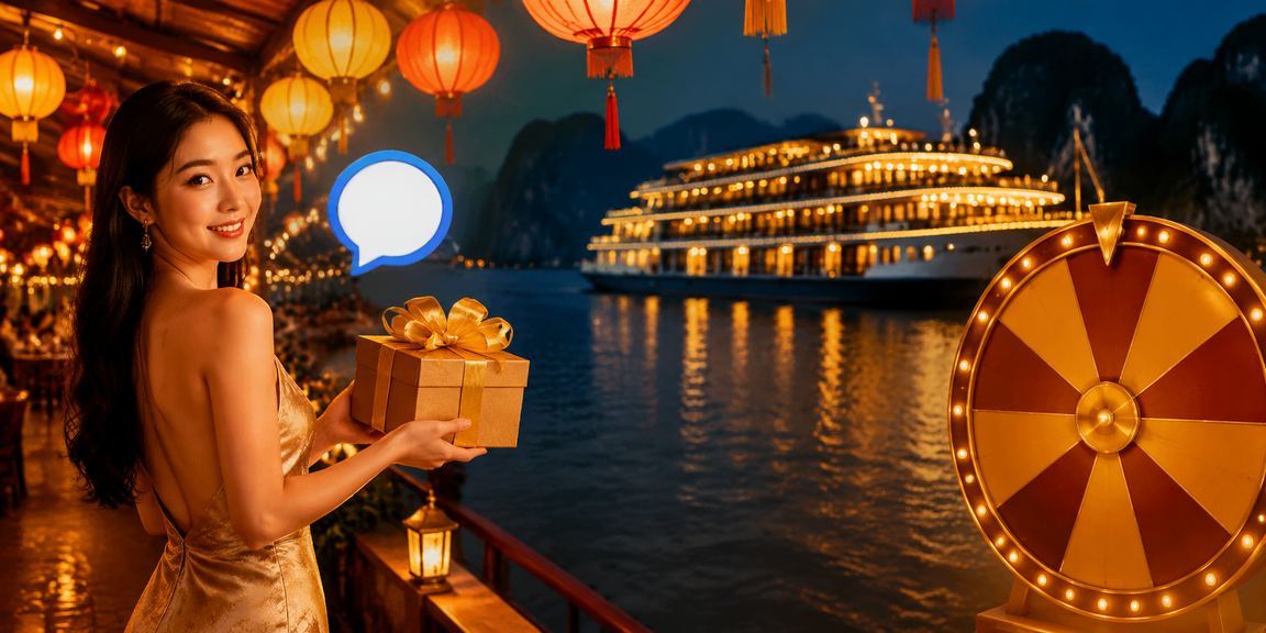 Sự kiện quay số may mắn tại chợ đêm Hạ Long Bay dành cho thành viên VIP